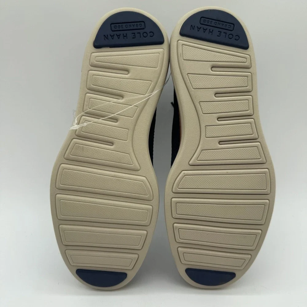 Cole Haan ØriginalGrand Stitchlite Oxford Marine Blue Knit Men's Size 8 New